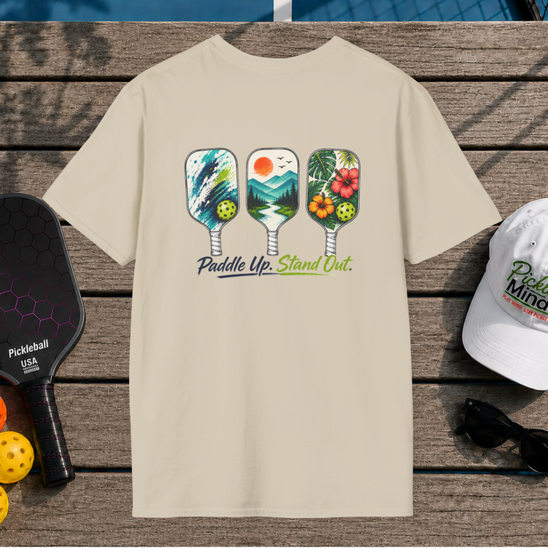 Paddle Up. Stand Out. (Back Print)