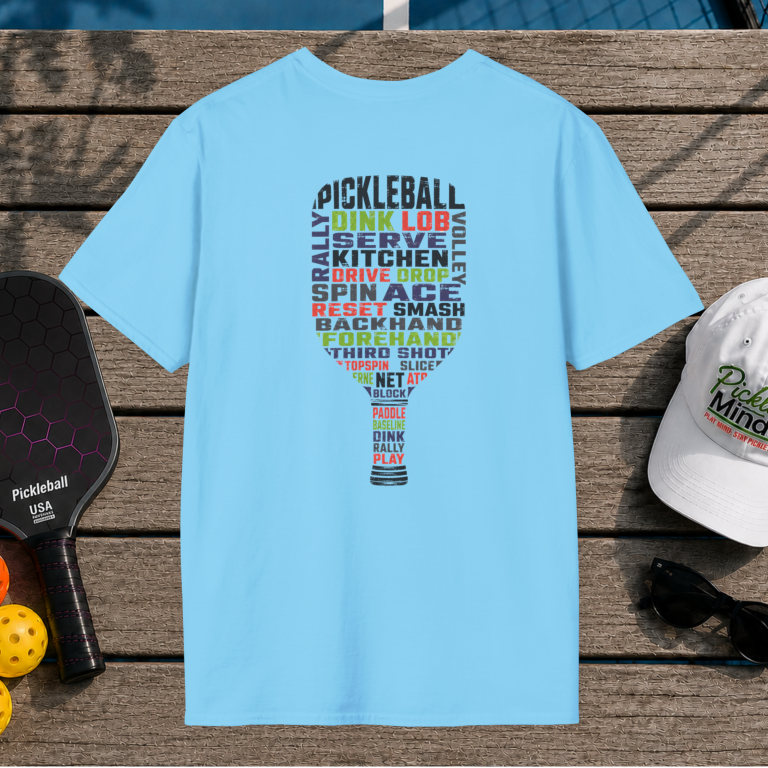 PIckleball Paddle (Back Print)
