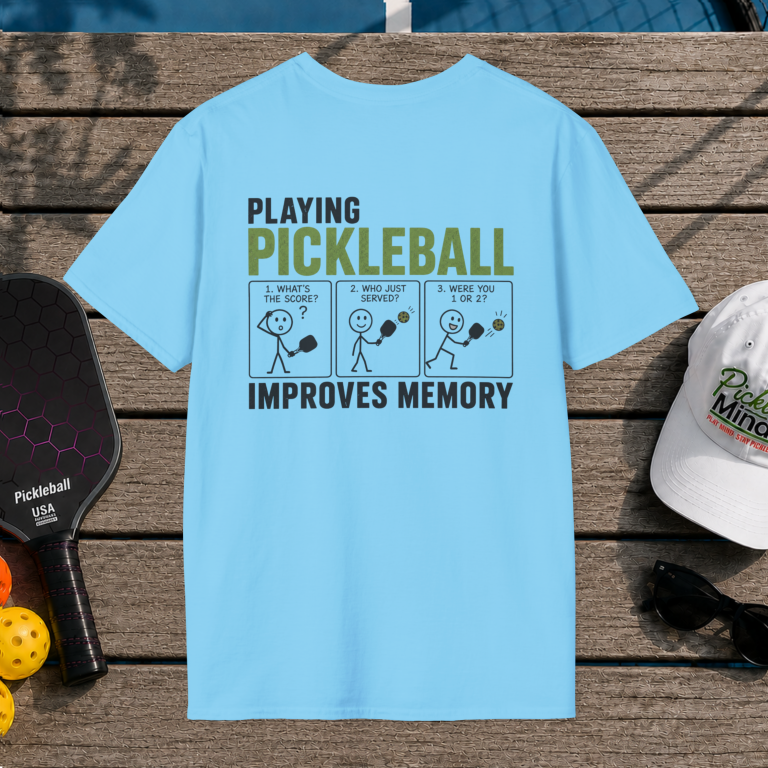 Pickleball Improves Memory (Back Print)