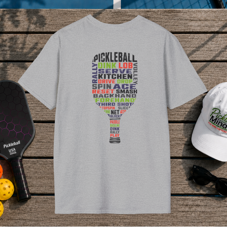 PIckleball Paddle (Back Print)