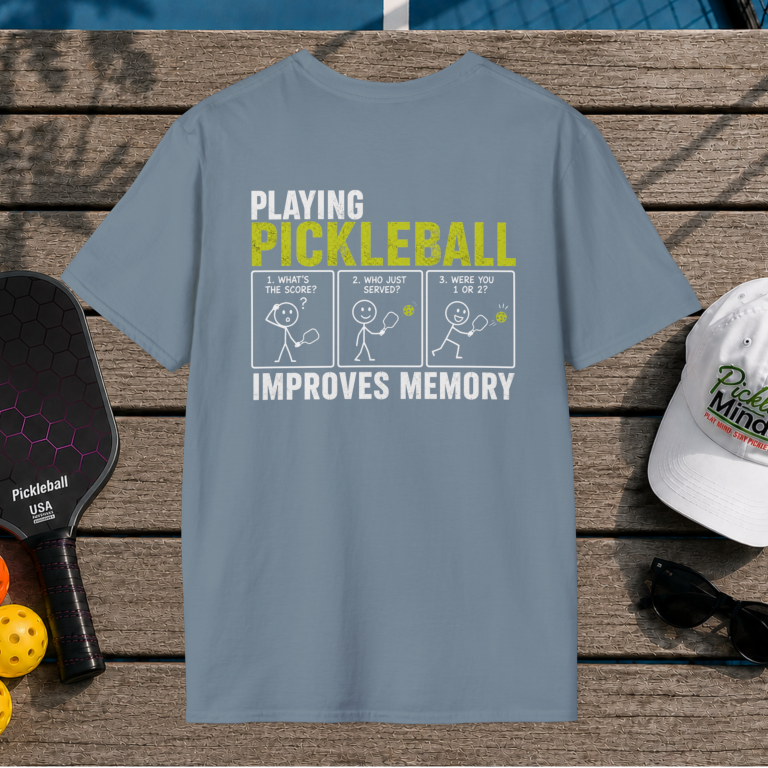 Pickleball Improves Memory (Back Print)