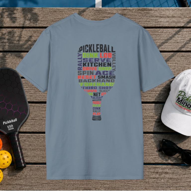 PIckleball Paddle (Back Print)