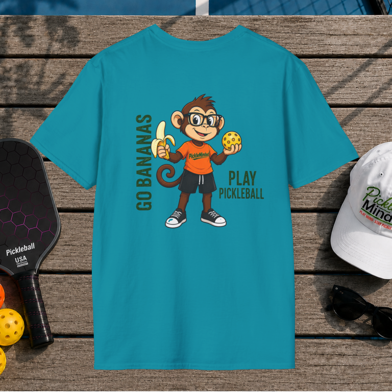 Go Bananas. Play Pickleball. (Back Print)