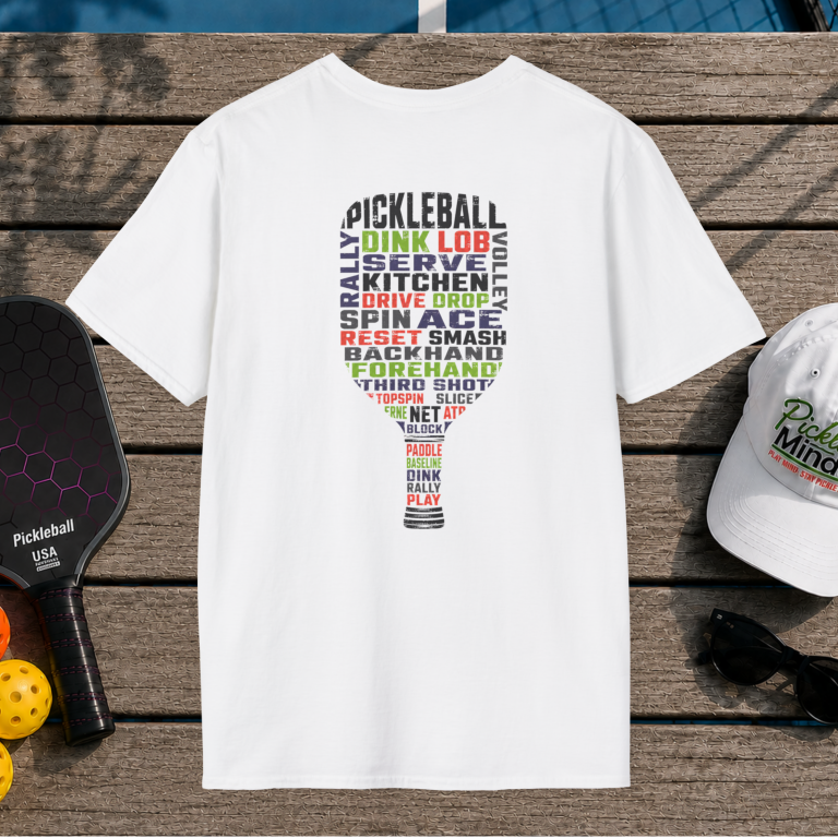 PIckleball Paddle (Back Print)