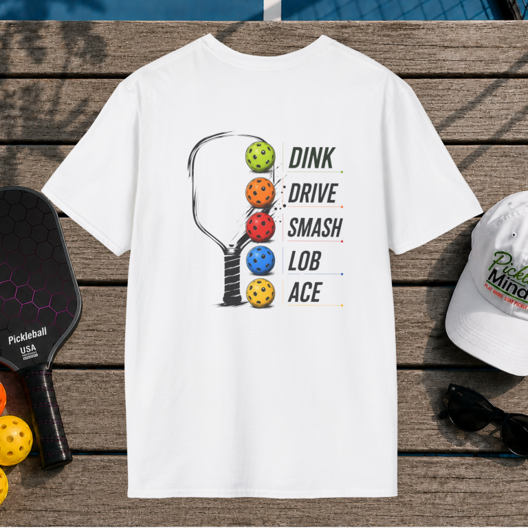 Dink Drive Smash Lob Ace (Back Print)